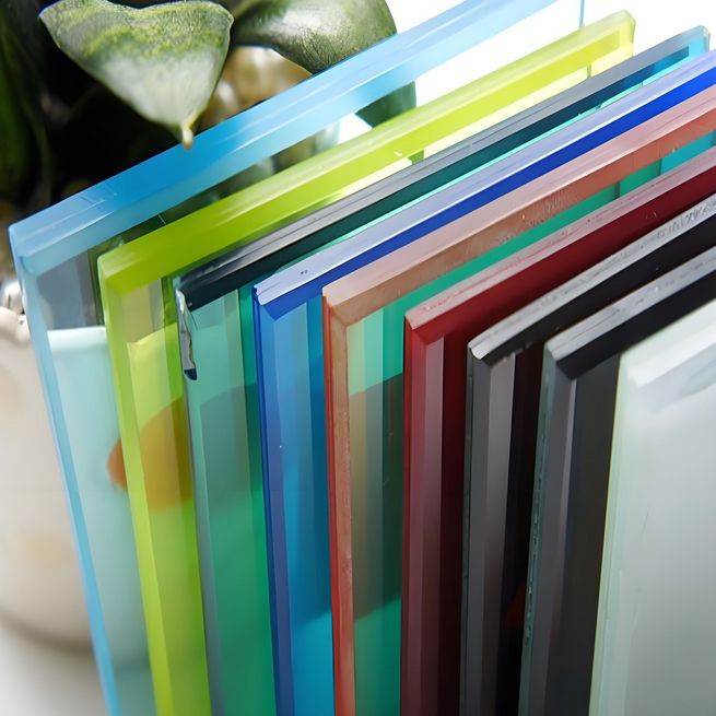 Color Pvb Laminated Glass